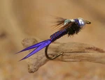 12 Flies Blue/purple Bead Head Copper John Nymph - Mustad Signature Hooks. Fixed Price $9.99.