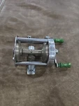 Pflueger Akron No. 1893 Fishing Reel - Green Handles. Fixed Price $19.00.