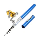 Jatzde Mini Portable Pocket Rod Pen Aluminum Alloy Fishing Pole Reel.... Fixed Price $18.31.