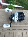 Abu Garcia MAX4PRO Baitcast Reel 7.1:1 Gear Ratio White & Black New Off Combo Rh. Fixed Price $44.99.