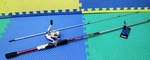 Okuma Steeler Spinning Combo 6' 6" Pink SLXP-662-20PK. Fixed Price $24.99.