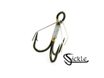 Matzuo American Weedless Treble Sickle Size Qty 20 390022-6, Bronze. Fixed Price $12.99.