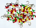 50PCS 1/16 Oz Shad Dart Lead Jig Heads Fishing Hooks Crappie Mix Colors. Fixed Price $19.99.