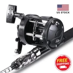 Sougayilang Conventional Reel And Fiberglass Fishing Rod Combo, Medium Heavy. Fixed Price $77.21.