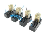 Lot Of Idec SU4S-11L 14-PIN Relay Socket 250V, 6A (4 POLE),10A (2. Fixed Price $88.74.