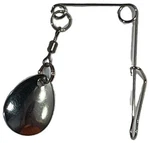 25 New Lures Nickel Silver Beetle Curltail Jig Spinners Fishing Colorado #0. Fixed Price $5.99.