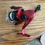 Shakespeare USDR30 Open Face Spinning Fishing Reel Red Excellent Condition. Fixed Price $14.85.