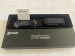 Gerber Watson-harsey Silver Trident Combat Knife In Blackhawk Sheath.. Fixed Price $450.00.