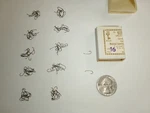 102 Vintage Mustad Special 38934 Size 16 Fine Wire Ex. Fly Hook - Nos. Fixed Price $9.99.