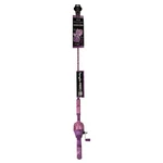 Realtree Passion Pink Micro Tangle-free Spincast Fishing Pole And Reel Combo. Fixed Price $29.96.