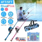 4FT/5FT Kids Fishing Pole Telescopic Rod&reel Combo Play Toy. Fixed Price $32.21.