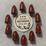 Tungsten Brown Worm Weights 3/16 Ounce (5.3G) 10PK, Bullet. Fixed Price $18.95.