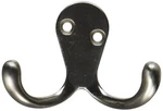 Stanley Hardware S806-547 V8007 Basic Double Robe Hook Satin Nickel. Fixed Price $5.49.