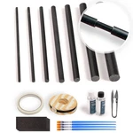 Fishing Rod Repair Kit Complete,full Supplies With Glue For Freshwater & Salt.... Fixed Price $15.49.