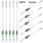 10PCS Carolina Saltwater Bullet-weights Catfish Set Fishing. Fixed Price $14.99.