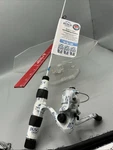 New - Beaver Dam Busch Light 26 Inch Medium Ice Fishing Combo. Fixed Price $43.99.