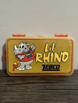 Vintage Kid's Zebco Lil Rhino Fishing Tackle Box. Fixed Price $12.99.