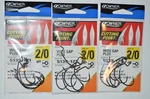 Packs Owner Cutting Point Hook Extra Wide Gap Plus 2/0 5139-121 Black Chrome. Fixed Price $13.95.