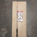 Eagle Claw Walleye Ice Fishing Combo Black Foam Handle Rod Reel Tackle Set. Fixed Price $5.00.