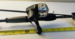 Vtg Zebco Pro Staff Spinning Fishing Rod & Spincast Combo 2 Piece 6'. Fixed Price $30.00.