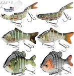 6 Pcs Fishing Lure Set With Durable Hard Plastic Tackle Box Bass Trout Saltwat. Fixed Price $31.71.