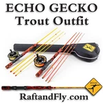 Echo Gecko Kids Fly Rod Kit Outfit 5WT 7'9" - Lifetime Warranty Free Shipping. Fixed Price $249.00.