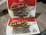2 Packs Berkley Gulp Fishing Baits 3" Split Tail Minnow Emerald Shiner Color. Fixed Price $20.97.