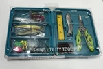 Brookstone Fishing Utility Tool Kit Durable Storage Case With Magnetic Closure. Fixed Price $25.95.