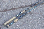 Triumph St. Criox Fishing Rod TRS70MF & Croix BASX71MHF Bass Spinning. Fixed Price $160.00.