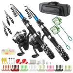Fishing Rod Reel Combos Collapsible Kit, 2PCS Telescopic .... Fixed Price $57.81.