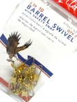 Eagle Claw Size 10 Barrel Swivel W/safety Snap 3 Pkgs Of 7 Fishing Lure Nib. Fixed Price $9.99.