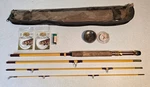 Vintage Eagle Claw Pack-it PK601 Spin/fly Travel Rod & Trout Kit. Fixed Price $50.00.