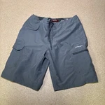 Simms Fishing Board Shorts Mens Size L Gray Zip Pocket Swim Surf Trunk Hybrid E1. Fixed Price $24.99.