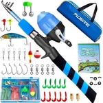 Plusinno Kids Fishing Pole, Portable Telescopic Rod And Reel Combo Ki.... Fixed Price $40.52.
