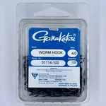 Gamakatsu Pack Worm Fishing Hooks 01114-100 Size 4/0. Fixed Price $49.99.