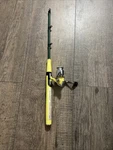 Gibson Bbq Lighter Novelty Fishing Pole & Open Face Reel Yellow Refillable. Fixed Price $19.99.