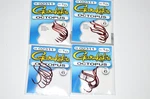 4 Packs Gamakatsu Octopus Hook Size 1/0 Red 6 Per # 02311 Trout Salmon. Fixed Price $13.95.