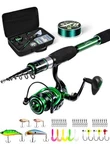 Ghosthorn Fishing Rod And Reel Combo Graphite Telescoping Pole. Fixed Price $60.00.