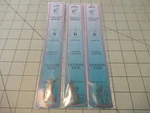 18 Snelled Fish Hooks (3 Pks X 6 Ea) Bronze Carlisle Mono Leader 7" Pick Sz. Fixed Price $9.49.
