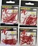 100 (4X25) Matzuo 157062 Red Sickle Aberdeen Fish Hooks Sizes And 1/0. Fixed Price $14.99.
