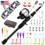 Widden Kids Fishing Pole Youth Rod And Reel Combo - Telescopic Portable. Fixed Price $67.57.