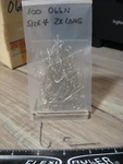 100 Eagle Claw 066N Size 4 Nickel Finish 2X Long Plain Shank Fish Hooks. Fixed Price $17.24.