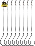 Fishing Circle Hooks Saltwater 50PCS Leader Rigs For Catfish Bass With Offs. Fixed Price $16.33.