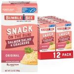 Snack The Run Salmon Salad With Crackers Kit, 3.5 Oz (case Of 12) - Ready To. Fixed Price $37.96.
