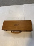Vtg. Thomas Pacconi Classics Wooden Travel Fishing Kit Museum Series EXTENDS-64. Fixed Price $94.99.