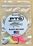 Heavy Duty Skirted High Low Rig Hi-lo Bottom Fishing (seabass/fluke) Pts. Fixed Price $36.00.