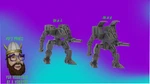 Tr-a Toro Alternate Mech Model For Battletech 6MM-10MM-15MM. Fixed Price $35.00.