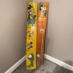 Vtg 1985 Snoopy Mickey Zebco Rod Reel Fishing Pole Combo Catch'em Kit Woodstock. Fixed Price $159.99.