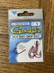 Gamakatsu Split Shot Drop Size 1. Fixed Price $11.88.