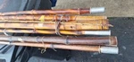 Vintage Bamboo 3-PIECE Fishing Rod Cane Poles Slip 14 Foot. Fixed Price $18.50.